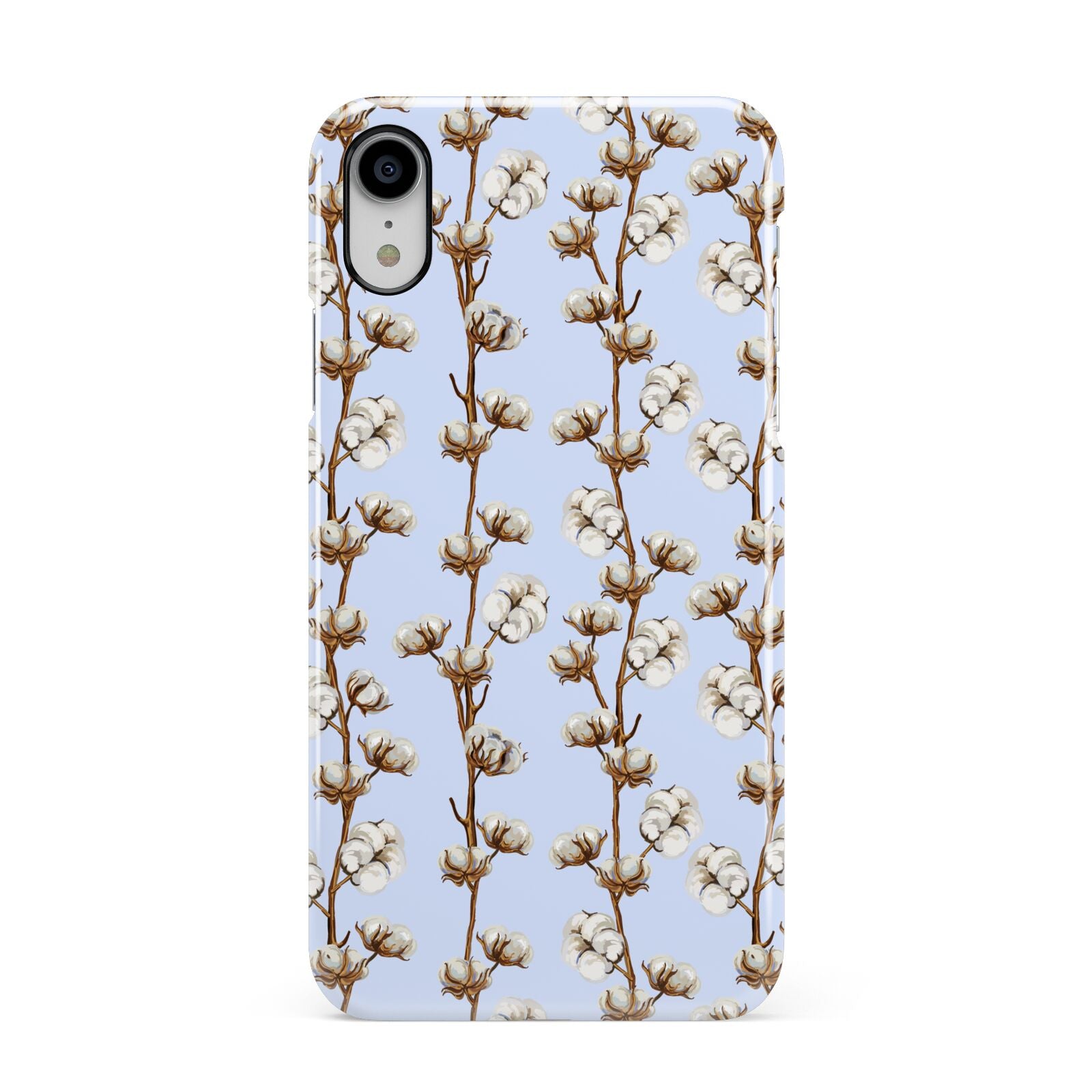 Cotton Branch Apple iPhone XR White 3D Snap Case