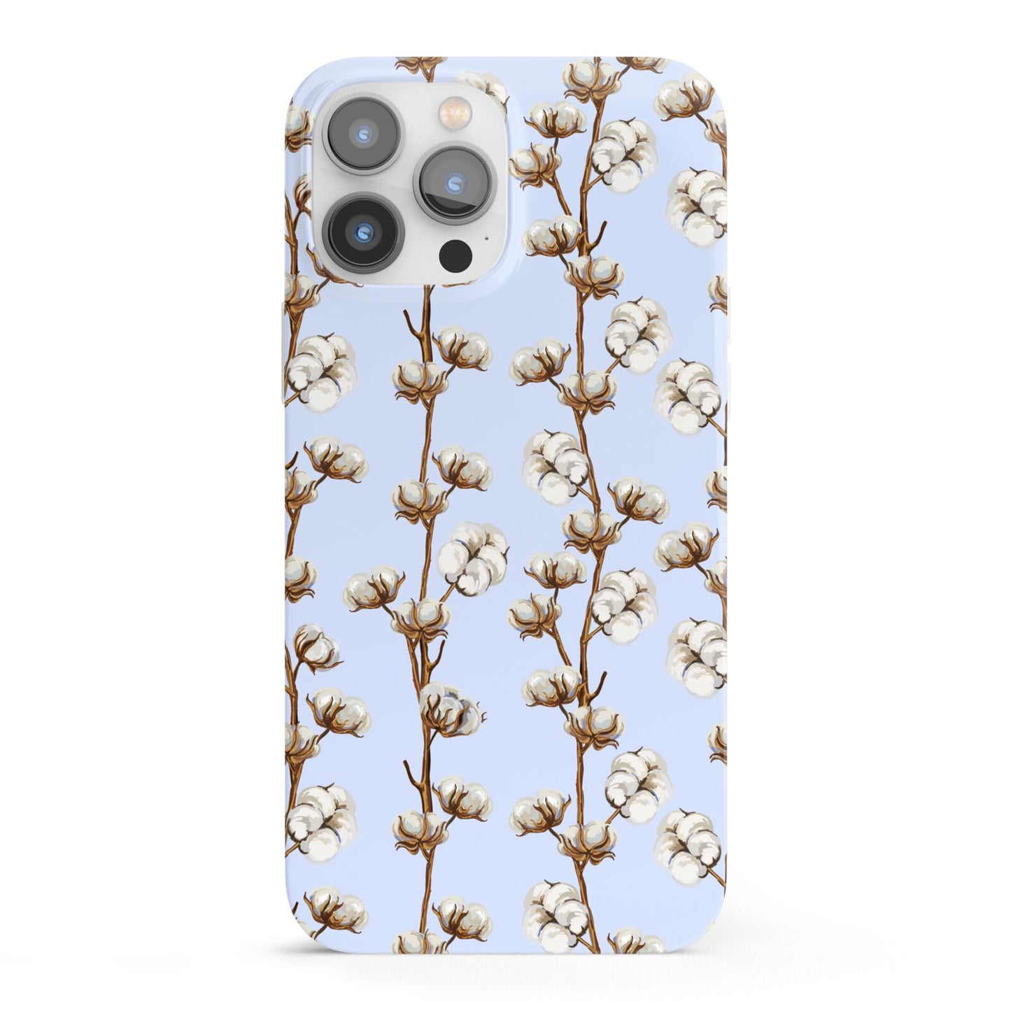 Cotton Branch iPhone 13 Pro Max Full Wrap 3D Snap Case