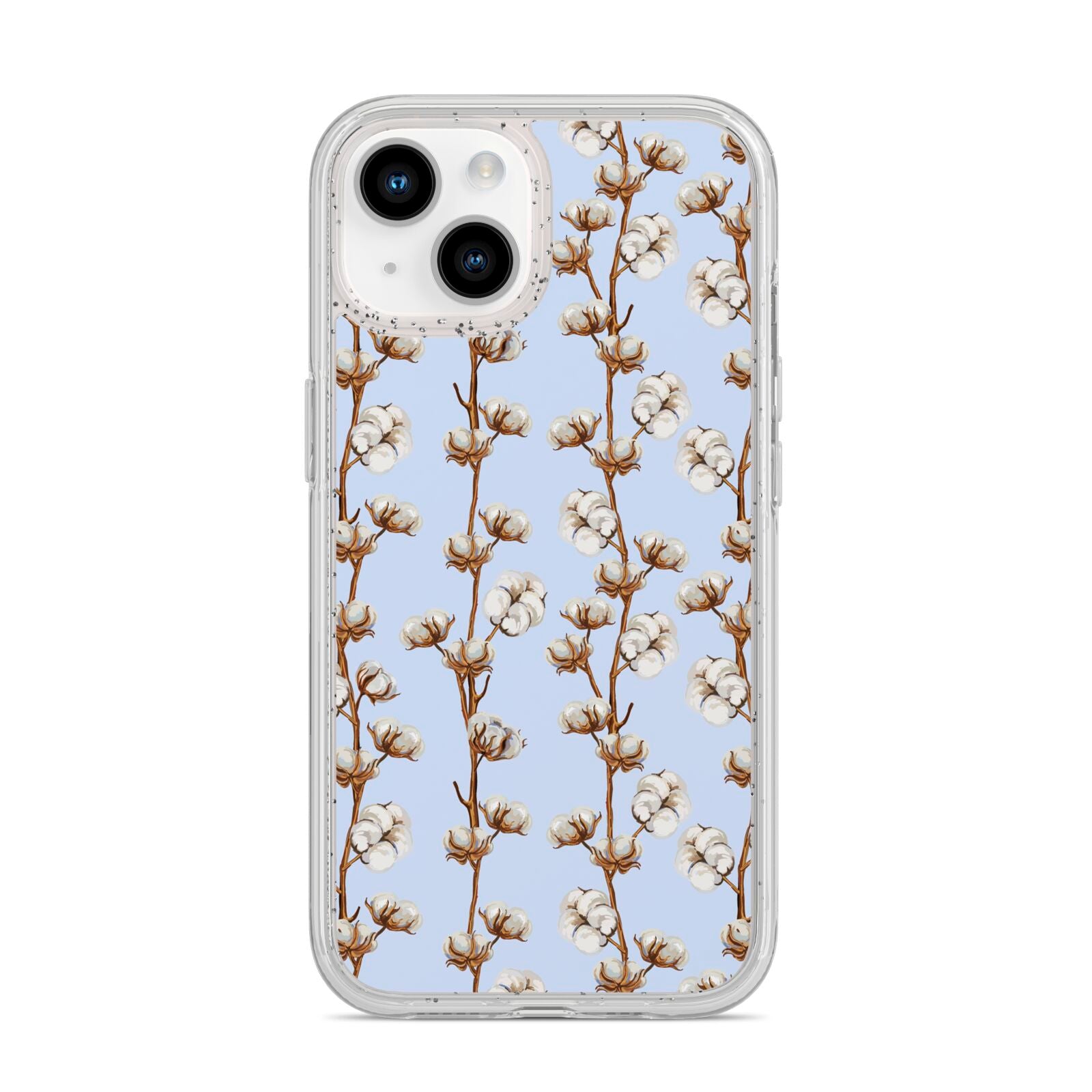 Cotton Branch iPhone 14 Glitter Tough Case Starlight