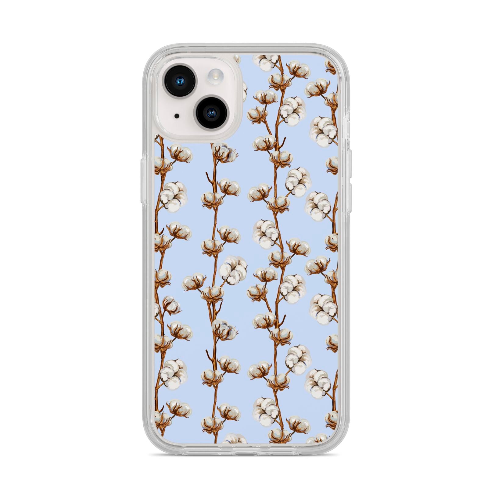 Cotton Branch iPhone 14 Plus Clear Tough Case Starlight