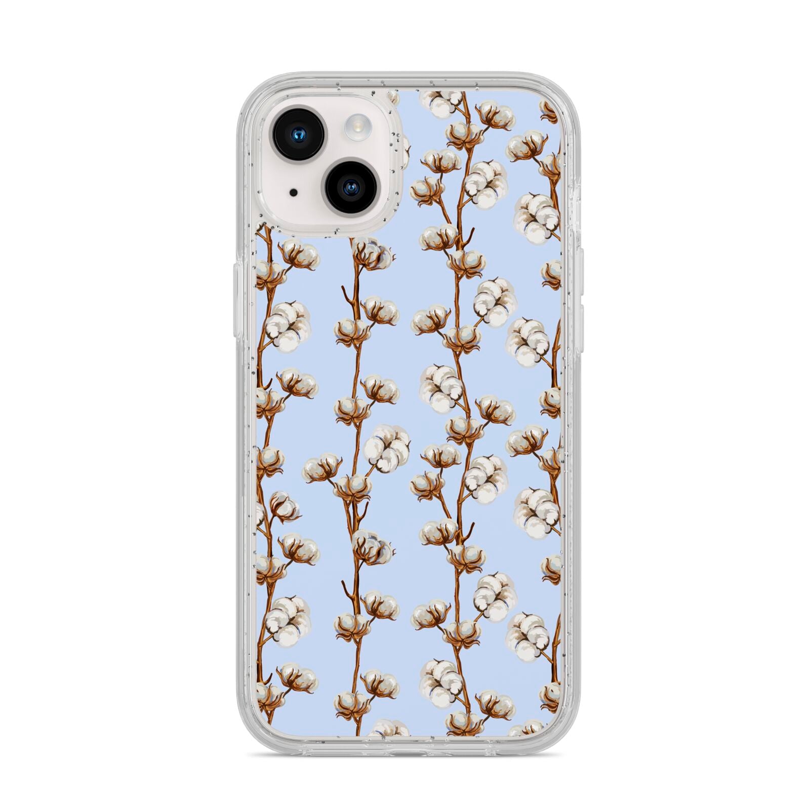 Cotton Branch iPhone 14 Plus Glitter Tough Case Starlight