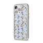 Cotton Branch iPhone 14 Pro Max Clear Tough Case Silver Angled Image