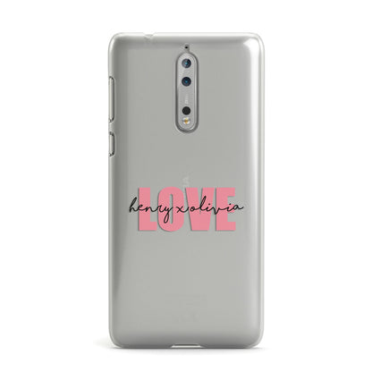 Couples Personalised Love Nokia Case