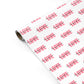 Couples Personalised Love Personalised Gift Wrap