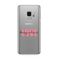 Couples Personalised Love Samsung Galaxy S9 Case