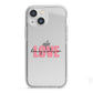 Couples Personalised Love iPhone 13 Mini TPU Impact Case with White Edges