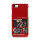 Couples Photo Collage Personalised Apple iPhone 7 8 3D Snap Case