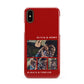 Couples Photo Collage Personalised Apple iPhone XS 3D Snap Case
