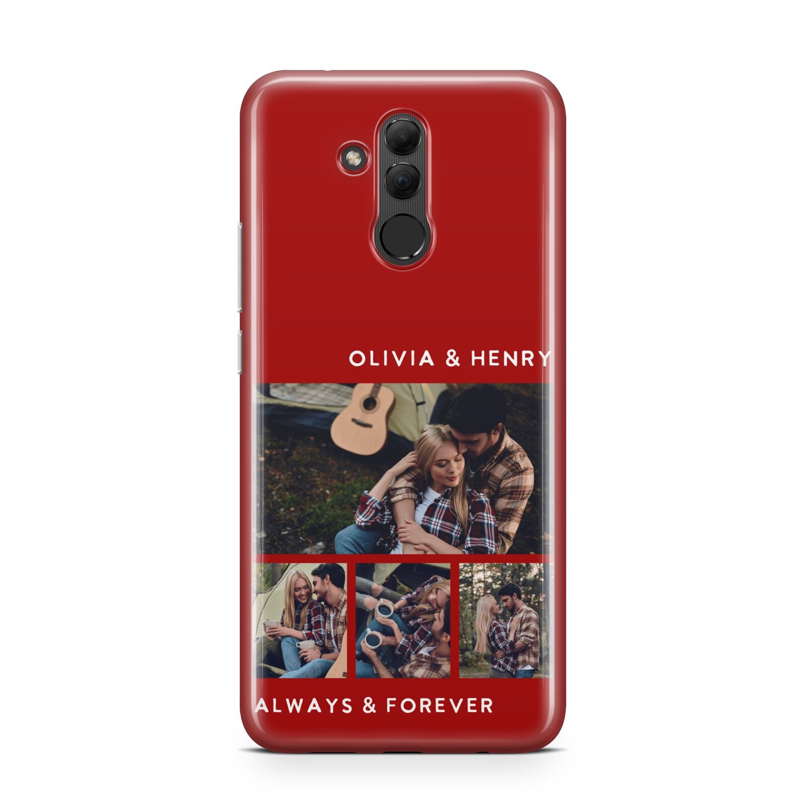 Couples Photo Collage Personalised Huawei Mate 20 Lite
