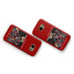 Couples Photo Collage Personalised Samsung Galaxy Case Flat Overview