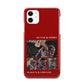 Couples Photo Collage Personalised iPhone 11 3D Snap Case