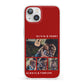 Couples Photo Collage Personalised iPhone 13 Clear Bumper Case