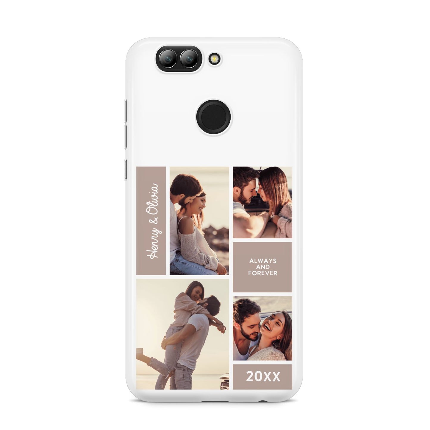 Couples Valentine Photo Collage Personalised Huawei Nova 2s Phone Case