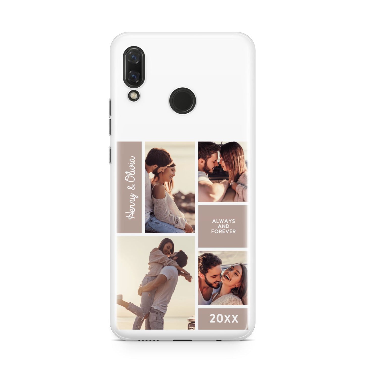 Couples Valentine Photo Collage Personalised Huawei Nova 3 Phone Case