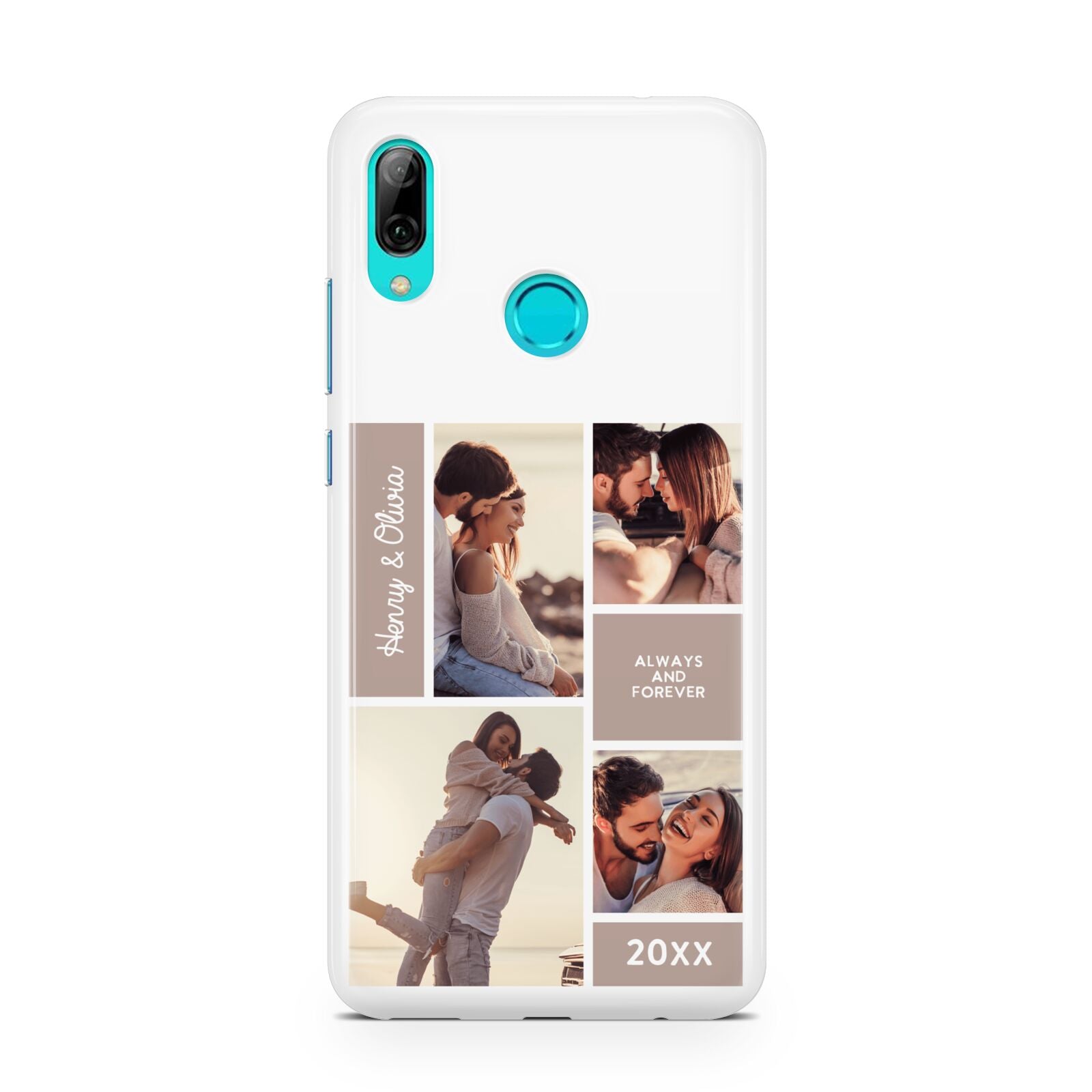 Couples Valentine Photo Collage Personalised Huawei P Smart 2019 Case