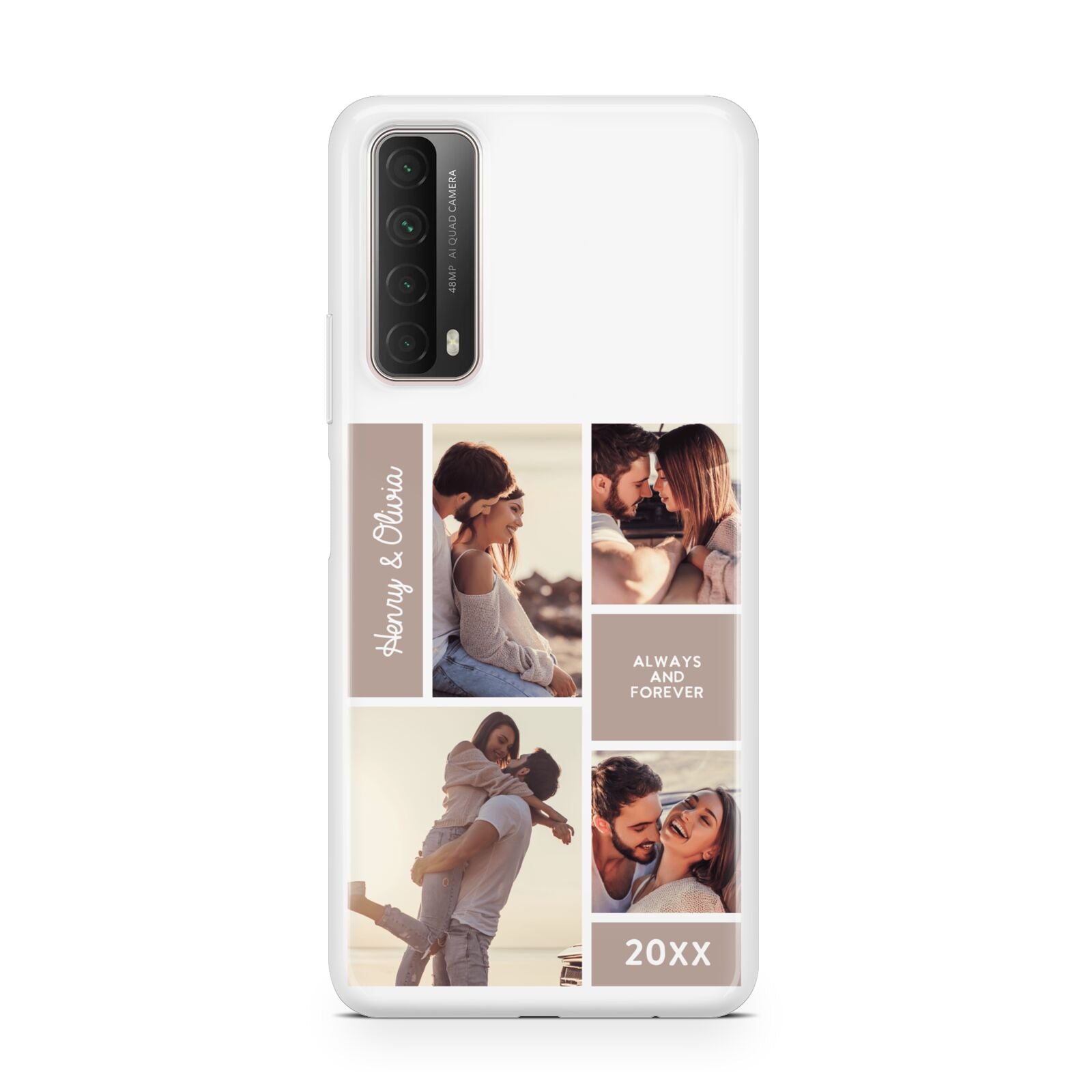 Couples Valentine Photo Collage Personalised Huawei P Smart 2021