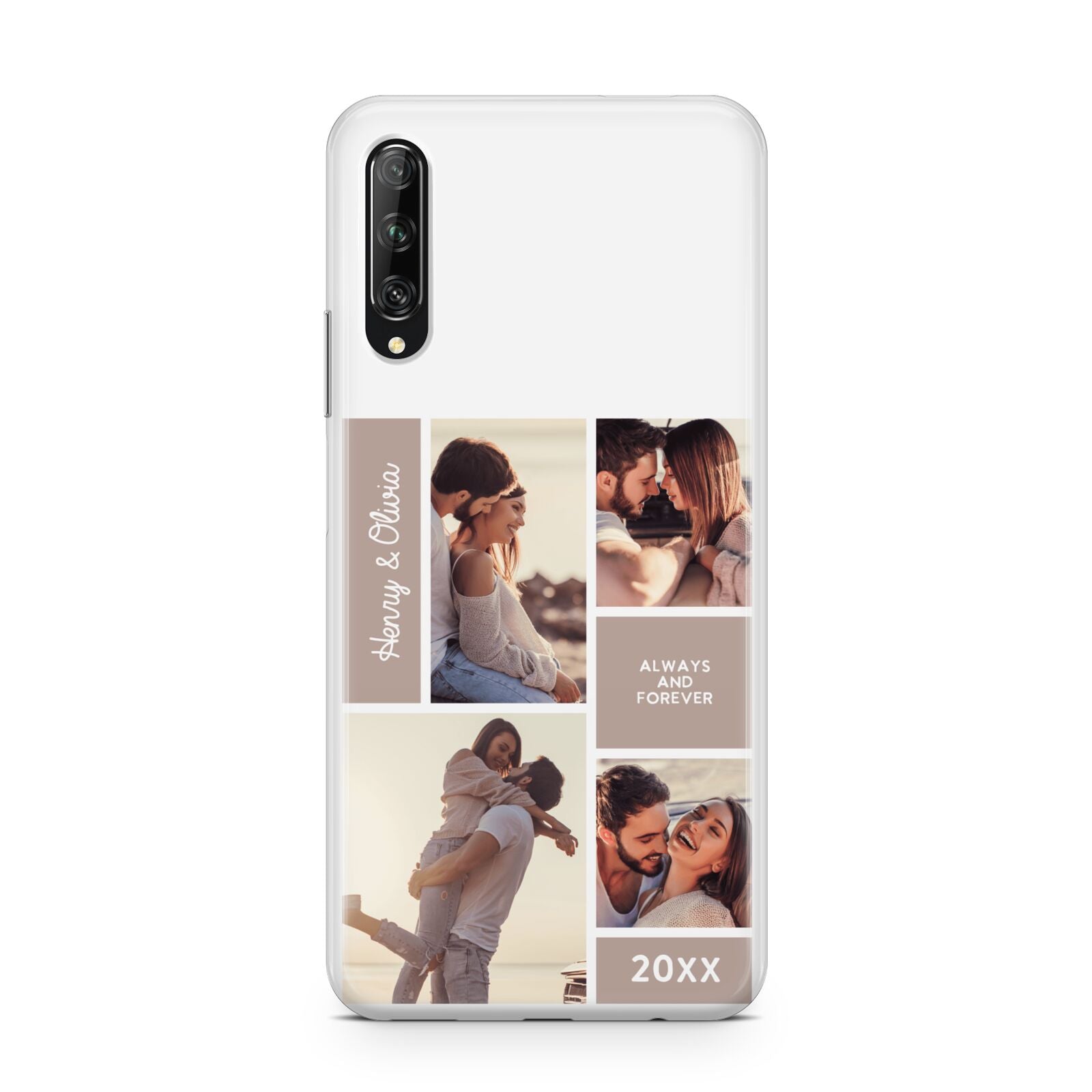Couples Valentine Photo Collage Personalised Huawei P Smart Pro 2019