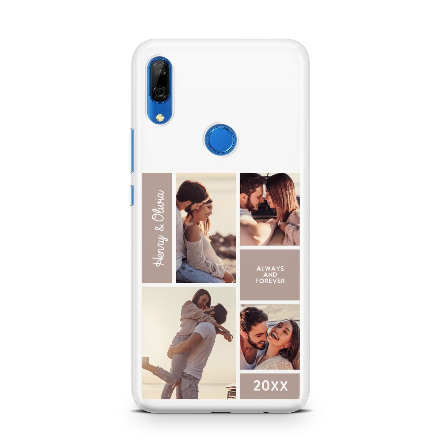 Couples Valentine Photo Collage Personalised Huawei P Smart Z