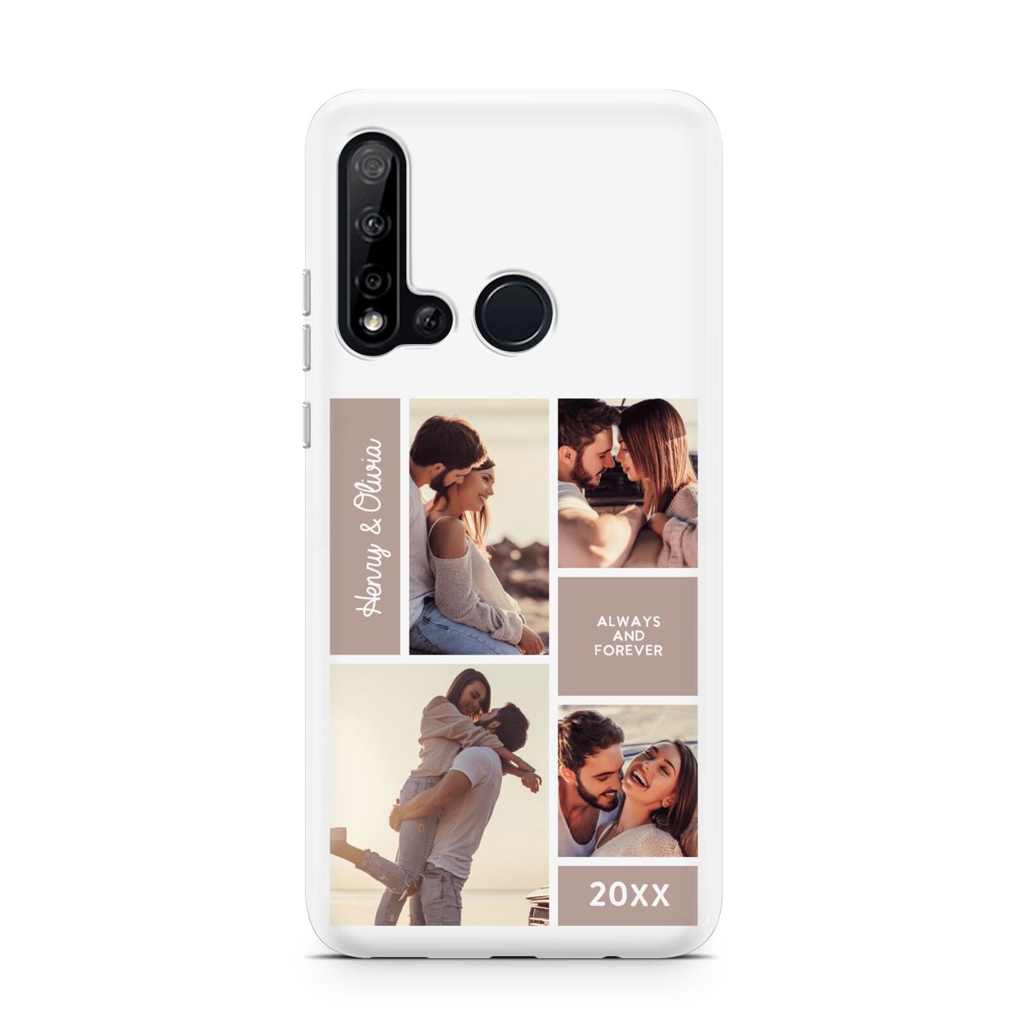 Couples Valentine Photo Collage Personalised Huawei P20 Lite 5G Phone Case