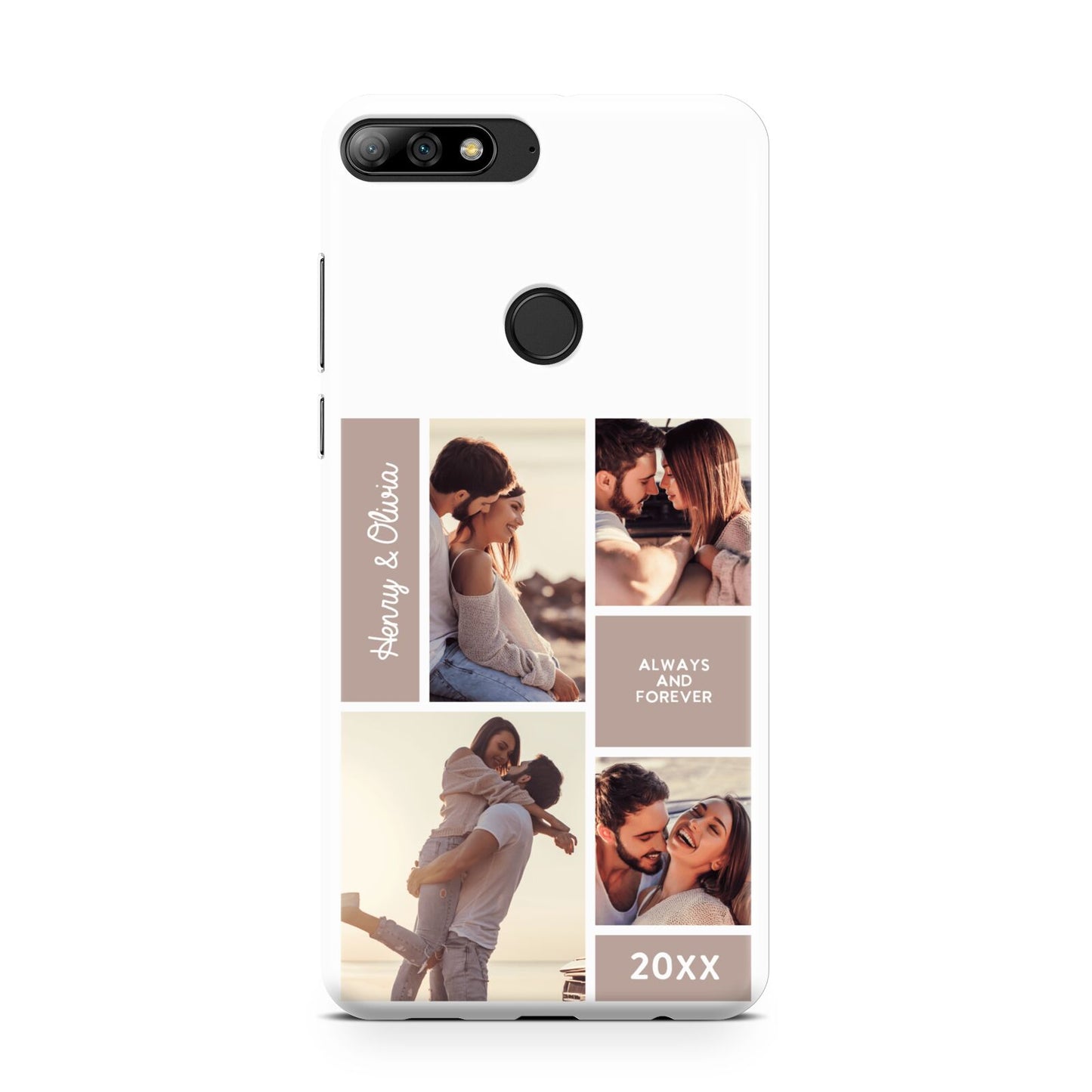 Couples Valentine Photo Collage Personalised Huawei Y7 2018