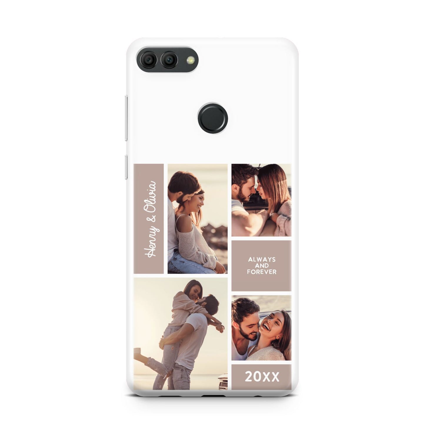 Couples Valentine Photo Collage Personalised Huawei Y9 2018