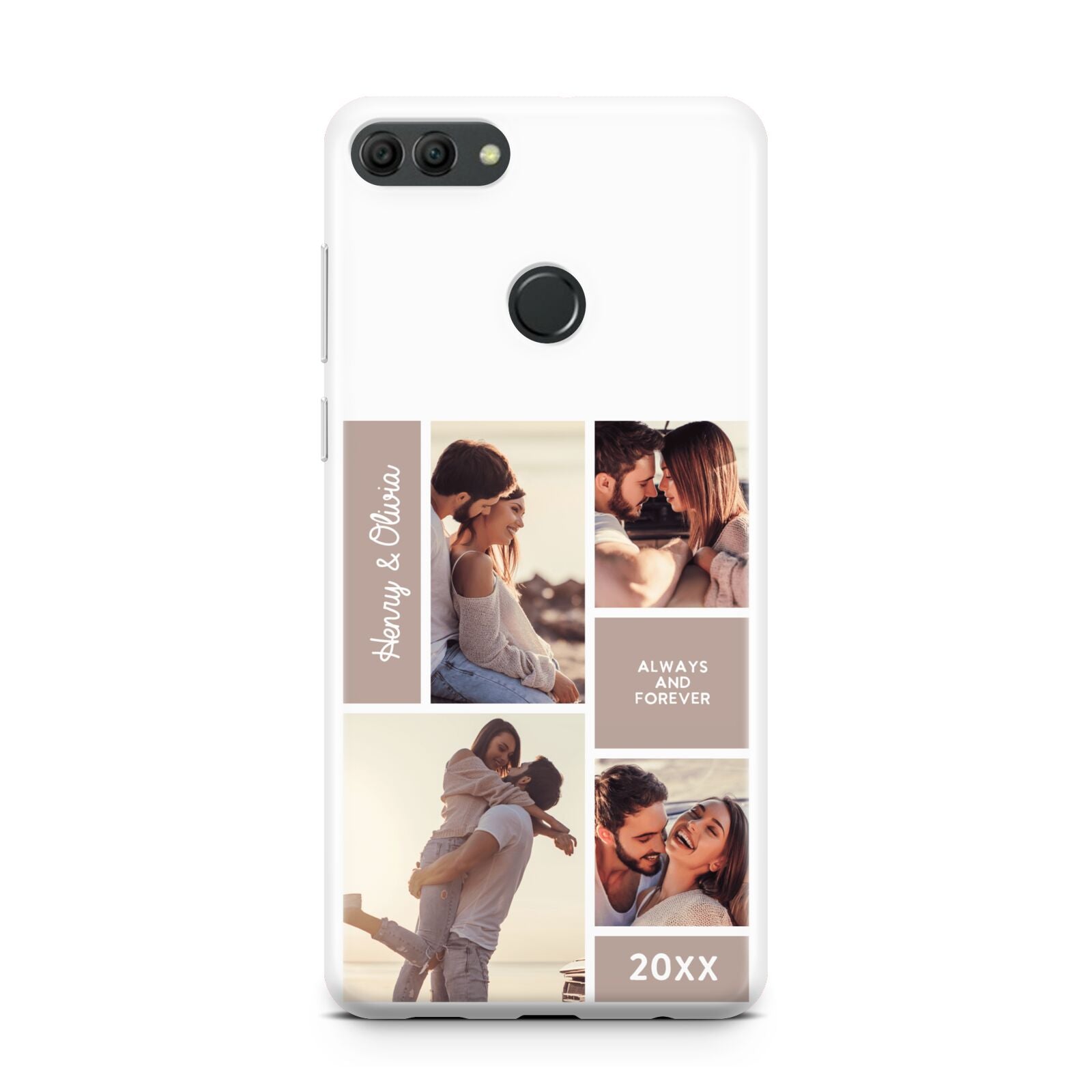 Couples Valentine Photo Collage Personalised Huawei Y9 2018
