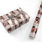 Couples Valentine Photo Collage Personalised Personalised Wrapping Paper