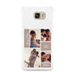 Couples Valentine Photo Collage Personalised Samsung Galaxy A9 2016 Case on gold phone