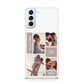 Couples Valentine Photo Collage Personalised Samsung S21 Plus Phone Case