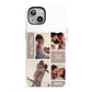 Couples Valentine Photo Collage Personalised iPhone 13 Full Wrap 3D Tough Case