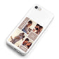 Couples Valentine Photo Collage Personalised iPhone 8 Bumper Case on Silver iPhone Alternative Image