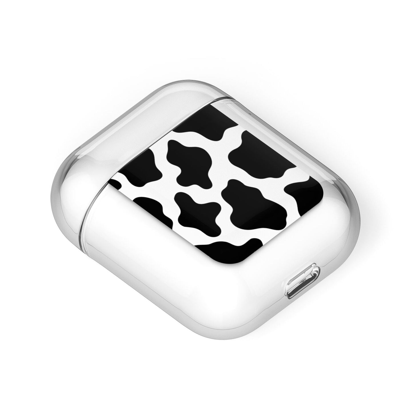 Cow Print AirPods Case Laid Flat