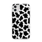 Cow Print Apple iPhone 11 in White with Bumper Case