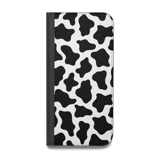 Cow Print Vegan Leather Flip Samsung Case