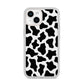 Cow Print iPhone 14 Clear Tough Case Starlight