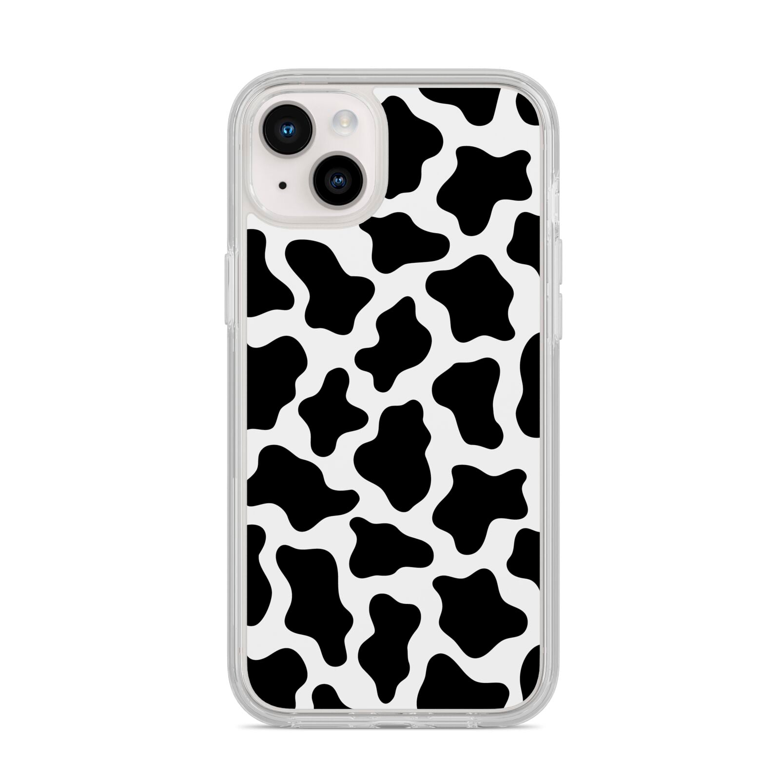 Cow Print iPhone 14 Plus Clear Tough Case Starlight