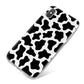 Cow Print iPhone X Bumper Case on Silver iPhone