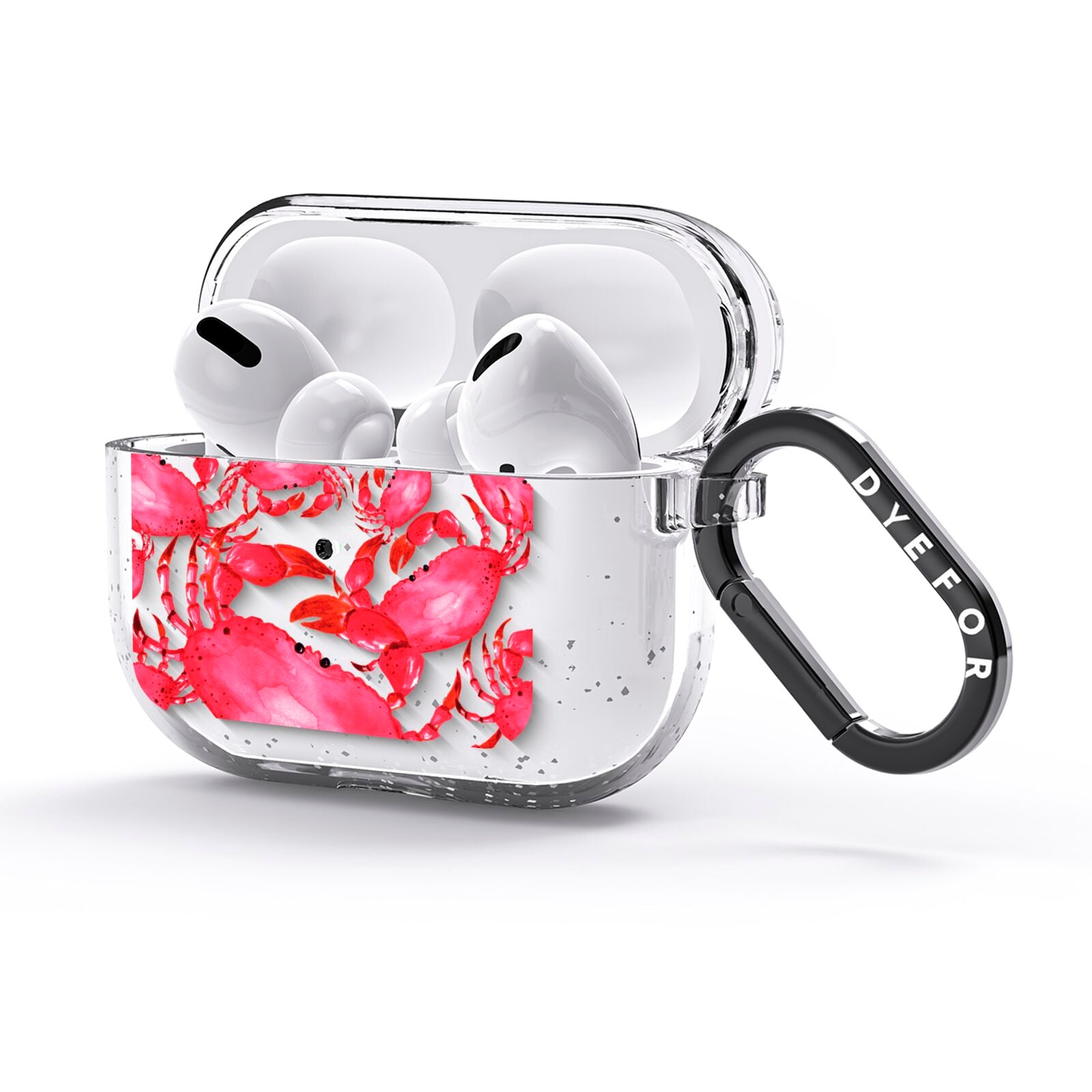 Crab AirPods Glitter Case 3rd Gen Side Image