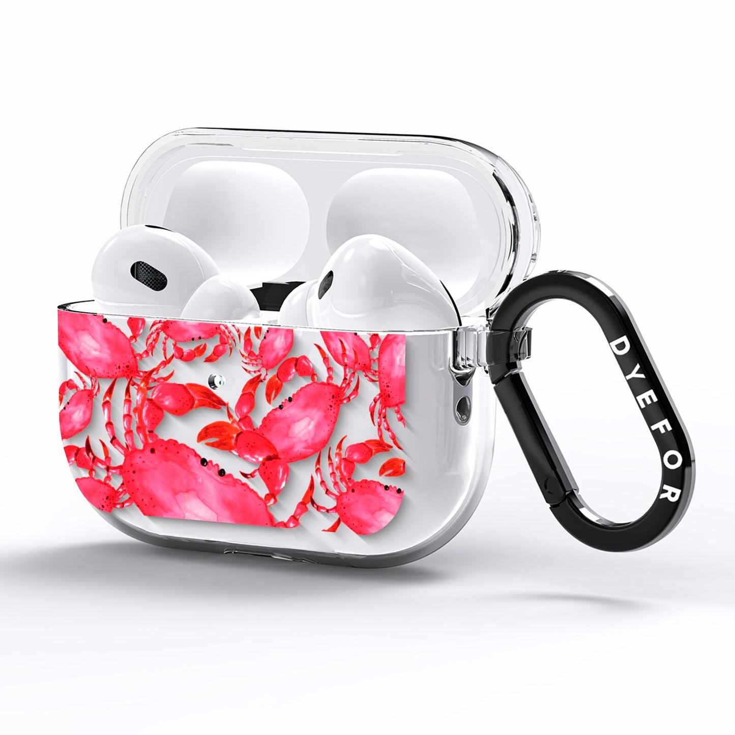 Crab AirPods Pro Clear Case Side Image