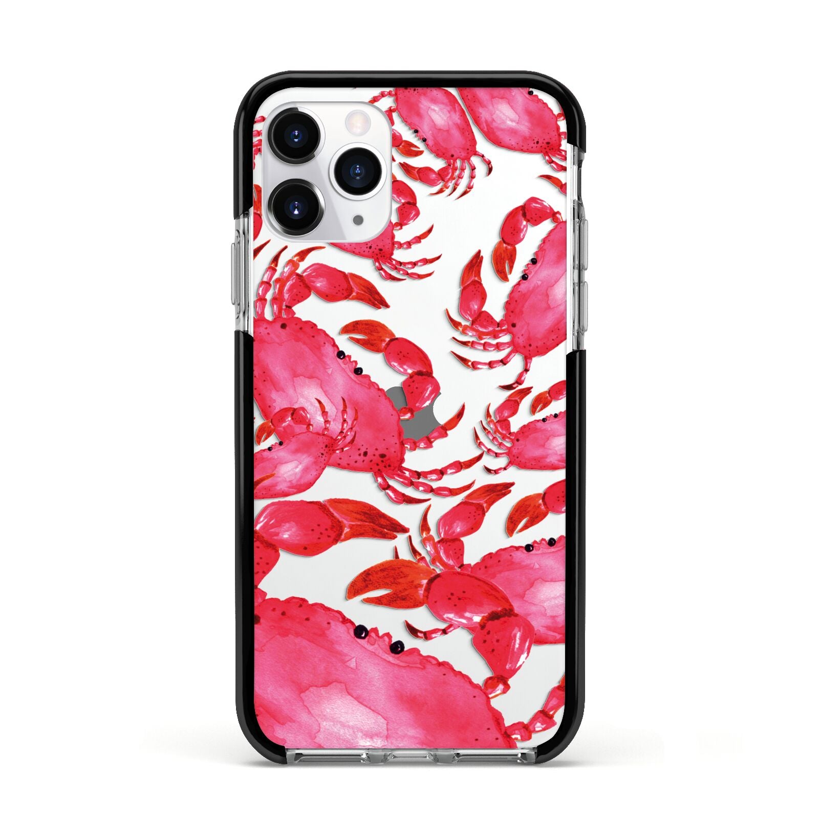 Crab Apple iPhone 11 Pro in Silver with Black Impact Case