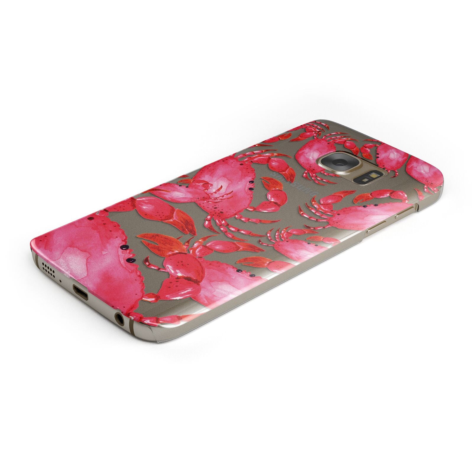 Crab Protective Samsung Galaxy Case Angled Image