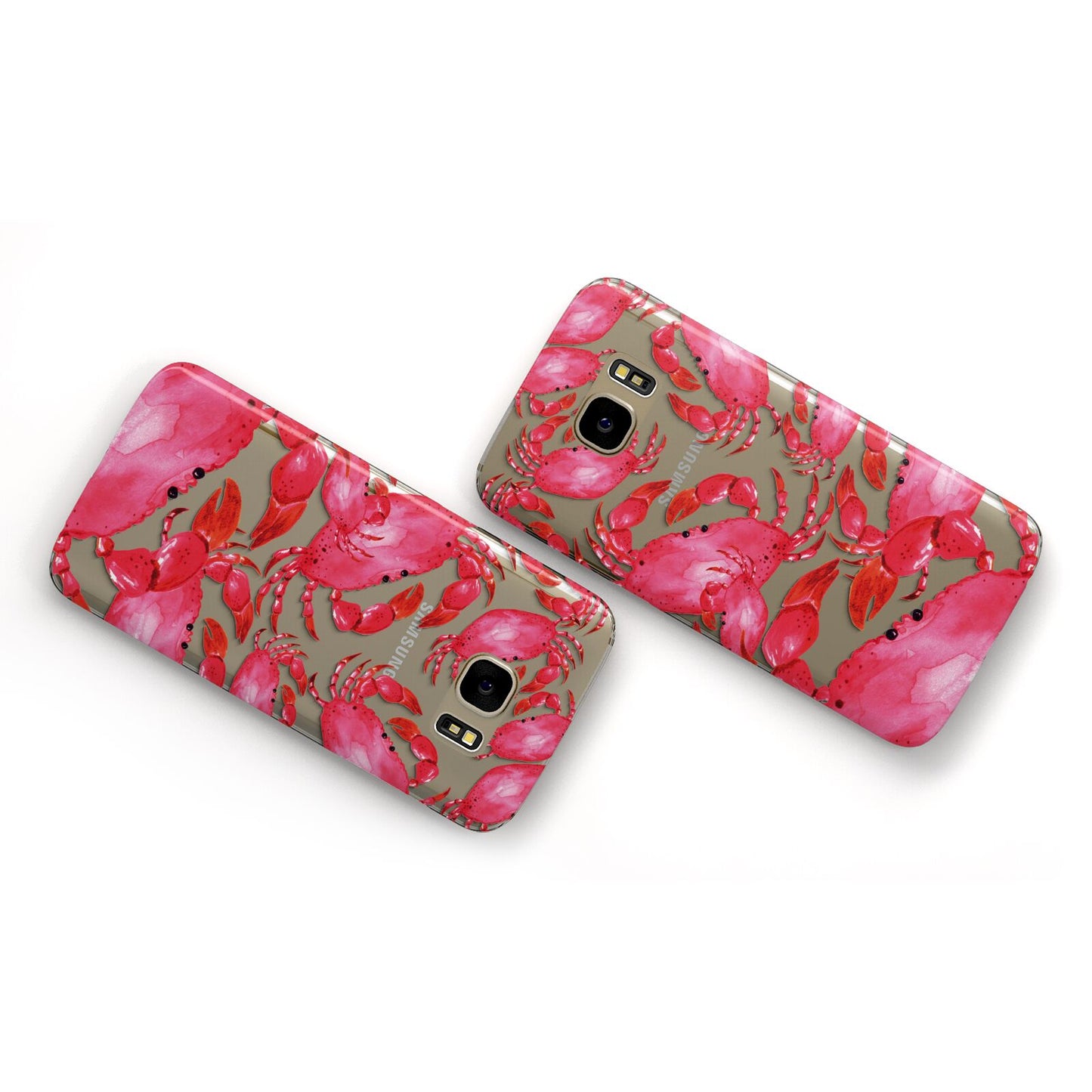 Crab Samsung Galaxy Case Flat Overview
