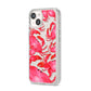 Crab iPhone 14 Clear Tough Case Starlight Angled Image