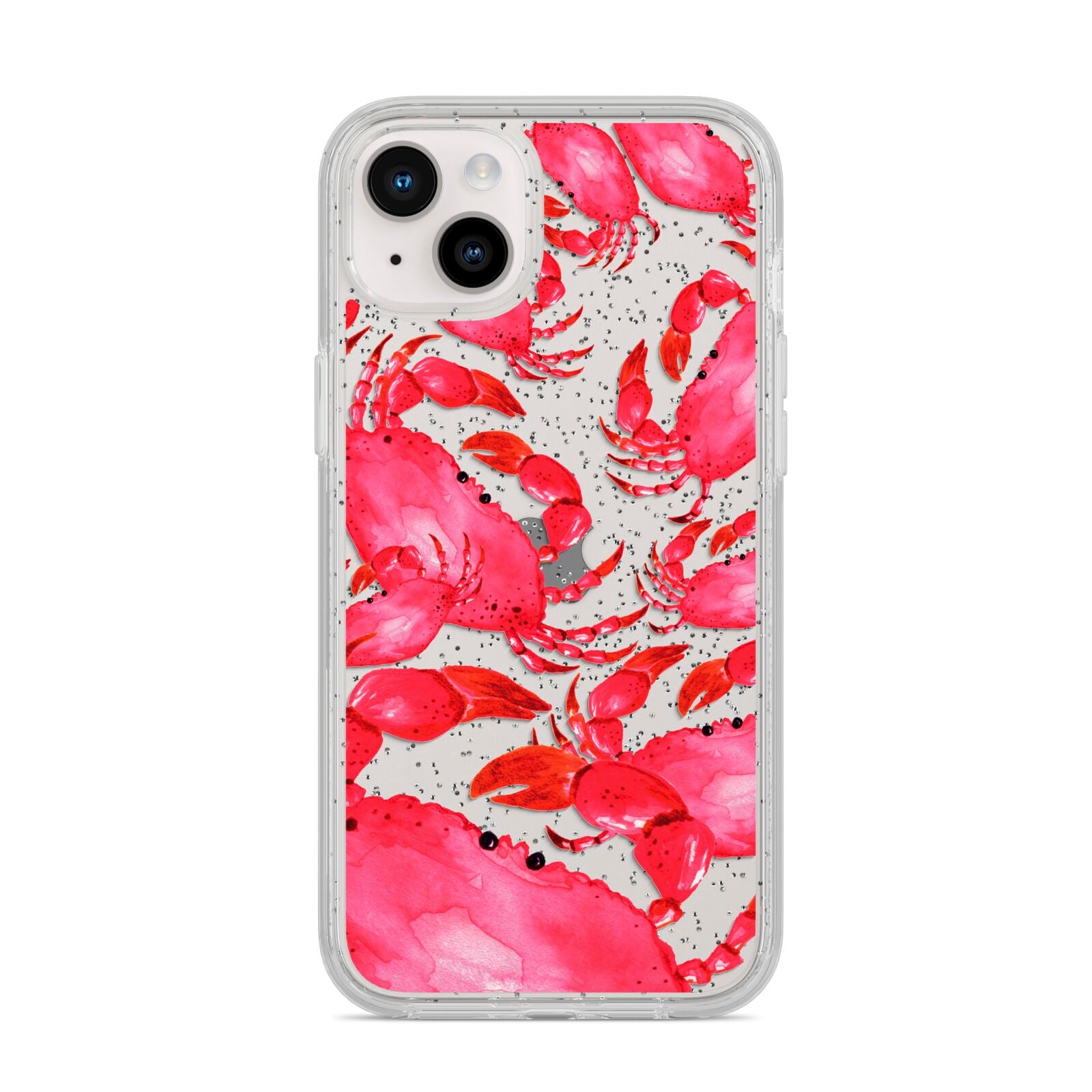 Crab iPhone 14 Plus Glitter Tough Case Starlight