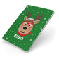 Create Your Own Reindeer Personalised Apple iPad Case on Silver iPad Side View