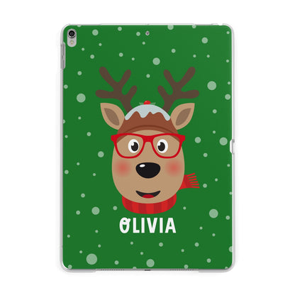 Create Your Own Reindeer Personalised Apple iPad Silver Case