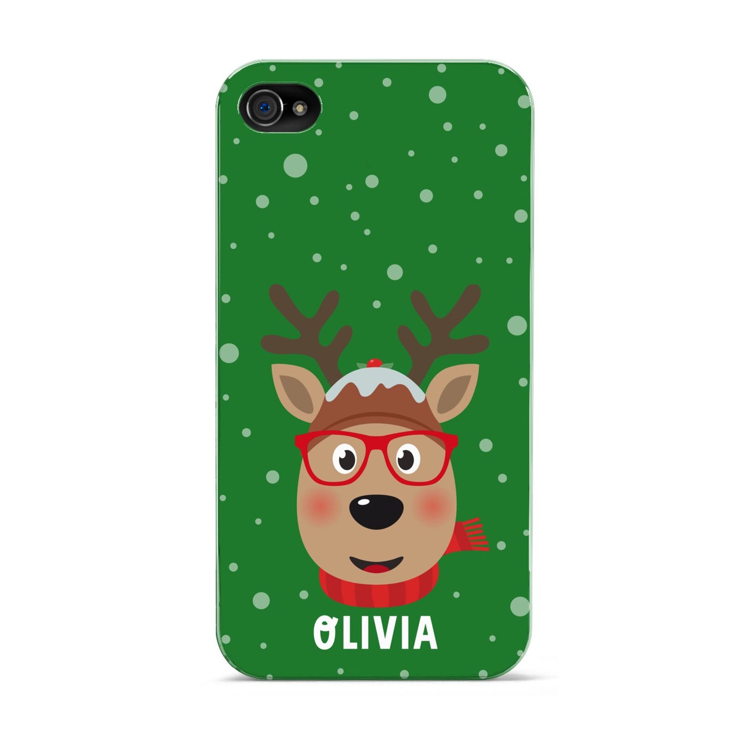 Create Your Own Reindeer Personalised Apple iPhone 4s Case