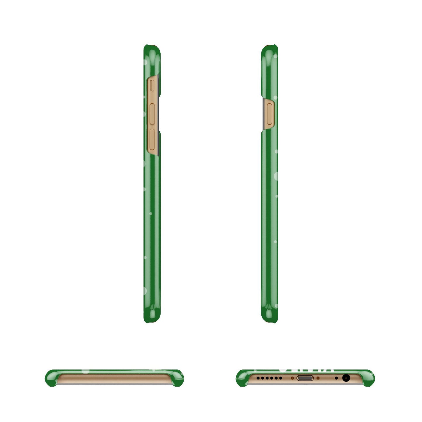 Create Your Own Reindeer Personalised Apple iPhone 6 3D Wrap Snap Case Angled Images