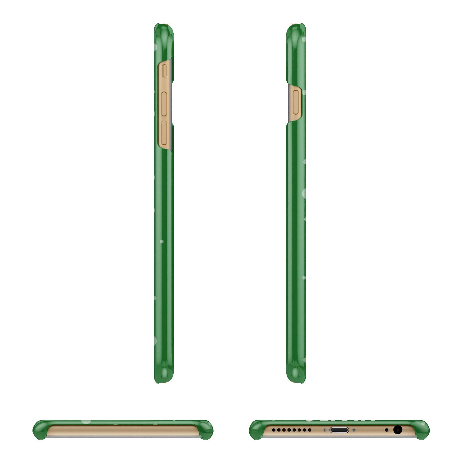 Create Your Own Reindeer Personalised Apple iPhone 6 Plus 3D Wrap Snap Case Angled Images