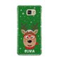 Create Your Own Reindeer Personalised Samsung Galaxy A9 2016 Case on gold phone